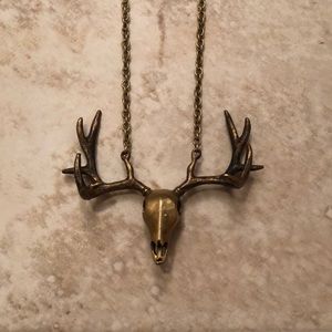 Deer Skull Necklace
